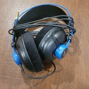 Samson SR970 Professional Studio Closed-Back Design Headphones, Blue Black